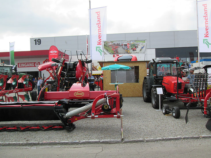 Landwirtschaftsmesse Ried Same, Same, Vicon, Kverneland, Pflug, Mähwerk, Presse