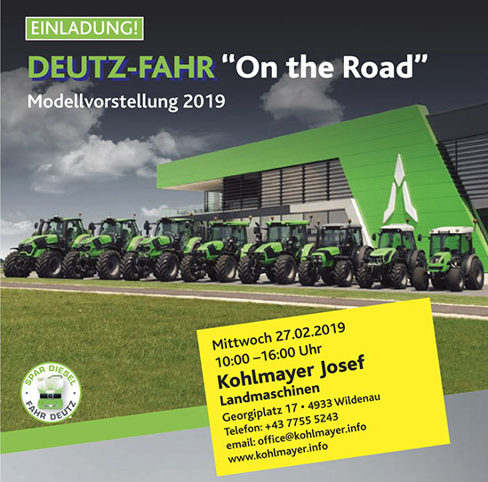 Deutz-Fahr On the Road 2019